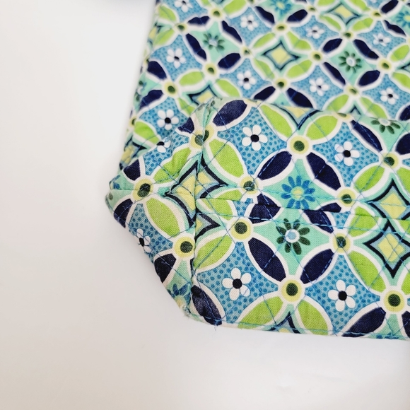 VERA BRADLEY shoulder tote Fabric quilted imperial floral print bag - Picture 11 of 13
